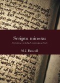 Cover: Scripta Minora - Museum Tusculanum Press