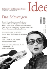 Abbildung von: Zeitschrift für Ideengeschichte Heft XIX/2 Sommer 2025 - C.H.BECK