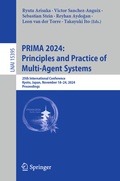 Cover: PRIMA 2024: Principles and Practice of Multi-Agent Systems - Springer