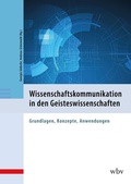 Cover: Wissenschaftskommunikation in den Geisteswissenschaften - wbv Media