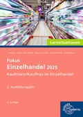 Cover: Lernsituationen Fokus Einzelhandel 2025, 2. Ausbildungsjahr - Europa-Lehrmittel