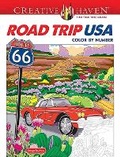 Cover: Creative Haven Road Trip USA Color by Number - Dover Publications Inc.
