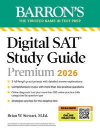Abbildung von: Digital SAT Study Guide Premium, 2026: 3 Practice Tests + Comprehensive Review + Online Practice - Kaplan Publishing