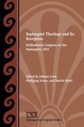 Cover: Septuagint Theology and Its Reception - Society of Biblical Literature