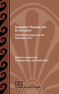 Cover: Septuagint Theology and Its Reception - Society of Biblical Literature
