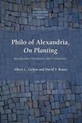 Cover: Philo of Alexandria, On Planting - Society of Biblical Literature