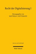 Cover: Recht der Digitalisierung I - Mohr Siebeck