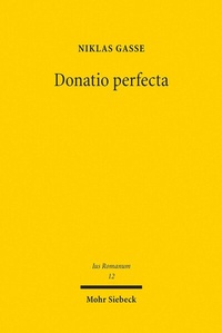 Abbildung von: Donatio perfecta - Mohr Siebeck