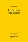 Abbildung von: Das Recht der Mitgliedschaft - Mohr Siebeck