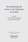 Cover: Reconsidering the Letter to the Ephesians in Ancient Context - Mohr Siebeck