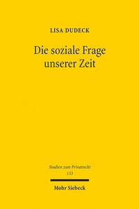 Abbildung von: Die soziale Frage unserer Zeit - Mohr Siebeck