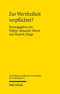 Abbildung von: Zur Wertfreiheit verpflichtet? - Mohr Siebeck