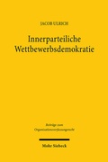 Abbildung von: Innerparteiliche Wettbewerbsdemokratie - Mohr Siebeck