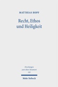 Cover: Recht, Ethos und Heiligkeit - Mohr Siebeck