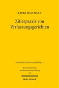 Cover: Zitierpraxis von Verfassungsgerichten - Mohr Siebeck