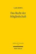 Abbildung von: Das Recht der Mitgliedschaft - Mohr Siebeck