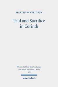 Abbildung von: Paul and Sacrifice in Corinth - Mohr Siebeck