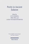 Cover: Purity in Ancient Judaism - Mohr Siebeck