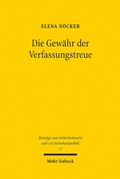 Abbildung von: Die Gewähr der Verfassungstreue - Mohr Siebeck