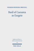 Cover: Basil of Caesarea as Exegete - Mohr Siebeck