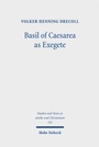Cover: Basil of Caesarea as Exegete - Mohr Siebeck