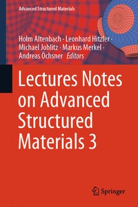 Abbildung von: Lectures Notes on Advanced Structured Materials 3 - Springer