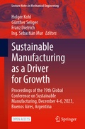 Cover: Sustainable Manufacturing as a Driver for Growth - Springer