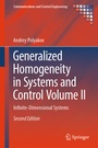 Cover: Generalized Homogeneity in Systems and Control Volume II - Springer