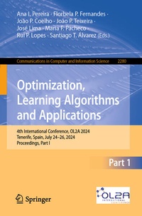 Enlarge image Cover: Optimization, Learning Algorithms and Applications - Springer