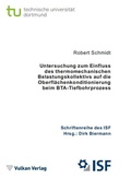 Cover: Untersuchung zum Einfluss des thermomechanischen Belastungskollektivs auf die Oberfl&auml;chenkonditionierung beim BTA-Tiefbohrprozess - Vulkan-Verlag