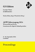 Cover: GI Edition Proceedings Band 357 AKWI Jahrestagung 2024 - K&ouml;llen