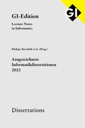 Cover: GI LNI Dissertations Band 24 - Ausgezeichnete Informatikdissertationen 2023 - K&ouml;llen