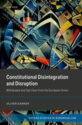 Cover: Constitutional Disintegration and Disruption - Oxford University Press