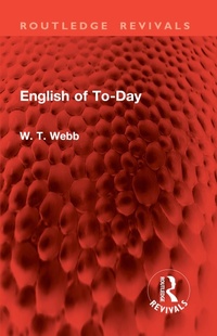 Abbildung von: English of To-Day - Routledge