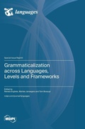 Cover: Grammaticalization across Languages, Levels and Frameworks - MDPI AG