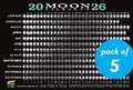 Cover: 2026 Moon Calendar Card (5 pack) - The  Experiment LLC