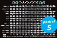 Enlarge image Cover: 2026 Moon Calendar Card (5 pack) - The Experiment LLC