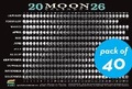 Cover: 2026 Moon Calendar Card (40 pack) - The  Experiment LLC