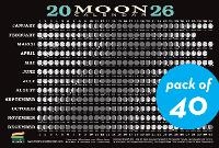 Enlarge image Cover: 2026 Moon Calendar Card (40 pack) - The Experiment LLC