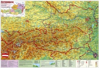 Abbildung von: Österreich National- u. Naturparks mit UNESCO Welterbestätten mit Metallbeleistung - Stiefel Eurocart