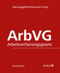 Cover: Kommentar zum Arbeitsverfassungsgesetz - Manz