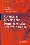 Cover: Advances in Teaching and Learning for Cyber Security Education - Springer
