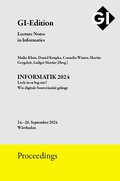 Cover: GI Edition Proceedings Band 352 "INFORMATIK 2024" - K&ouml;llen