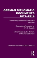 Bild: German Diplomatic Documents 1871-1914 Volume 3 - Routledge