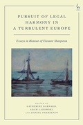 Cover: Pursuit of Legal Harmony in a Turbulent Europe - Hart Publishing