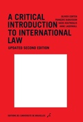 Cover: A critical introduction to international law - Editions de l'Universit&eacute; de Bruxelles