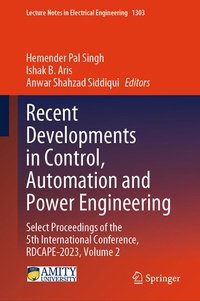 Abbildung von: Recent Developments in Control, Automation and Power Engineering - Springer