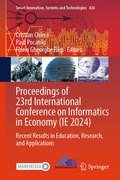 Cover: Proceedings of 23rd International Conference on Informatics in Economy (IE 2024) - Springer Nature Switzerland AG
