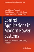Cover: Control Applications in Modern Power Systems - Springer