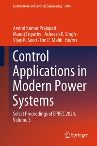 Enlarge image Cover: Control Applications in Modern Power Systems - Springer